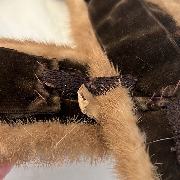 Genuine mink fur collar - Picture 5 of 9